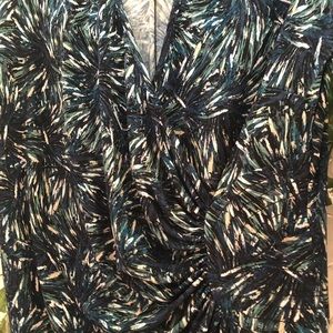 Laundry Size 12 Dress with patterned hip detail.